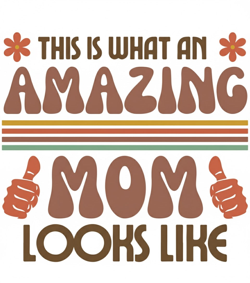 Amazing Mom Retro Design – Fun Mother’s Day Artwork