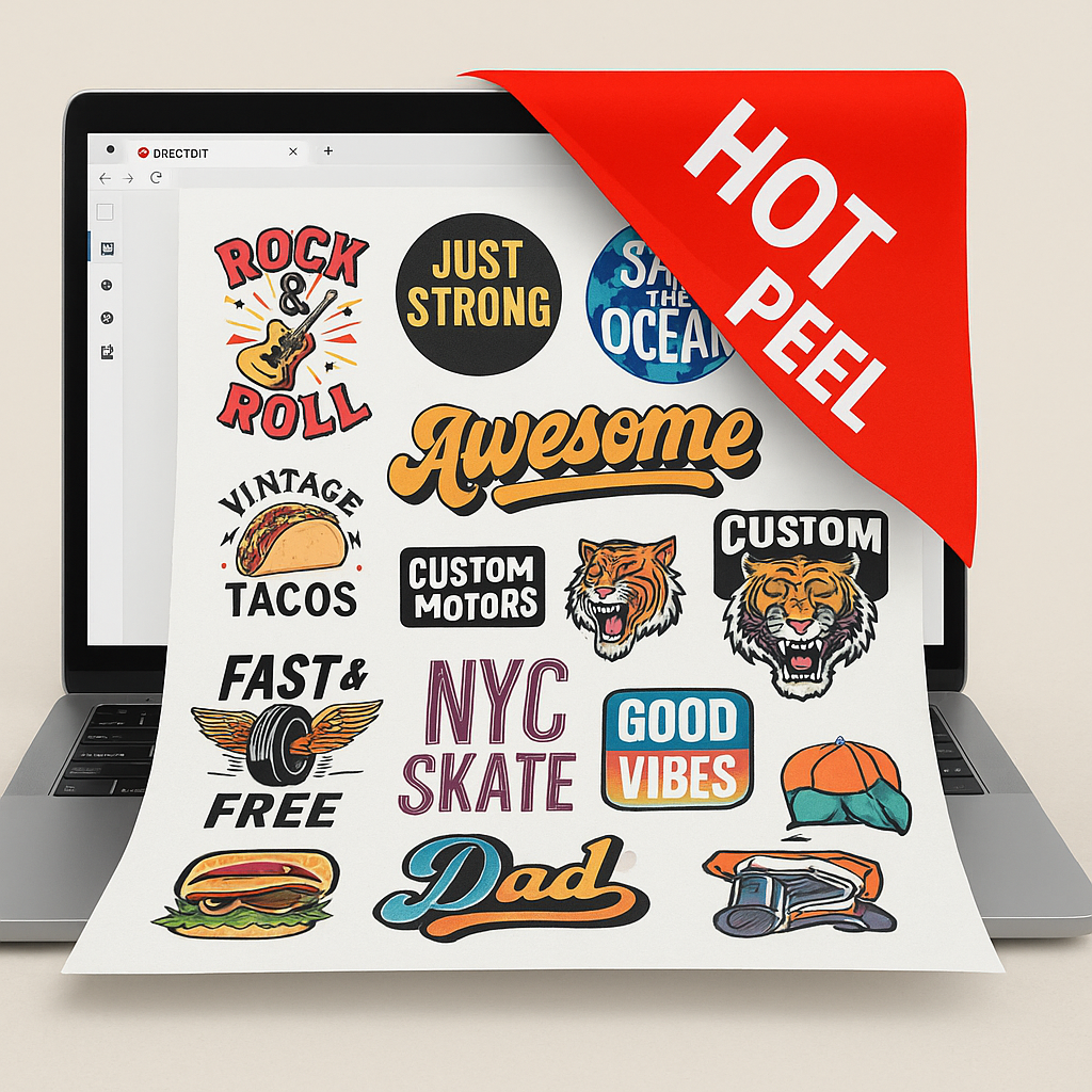 DTF Transfers | Hot Peel