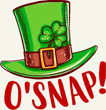 O’Snap Leprechaun Hat Design – Funny St. Patrick’s Day Artwork