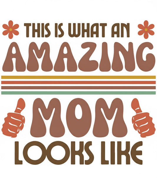 Amazing Mom Retro Design – Fun Mother’s Day Artwork