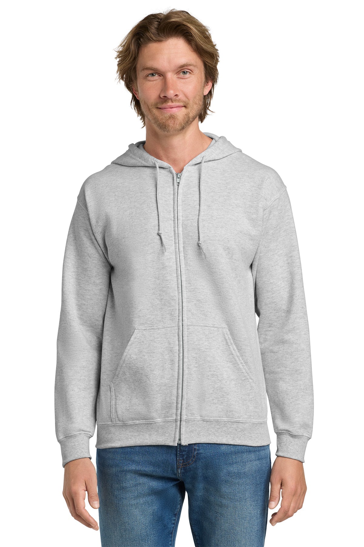Custom unisex heavy blend full-zip hooded sweatshirt for personalized designs