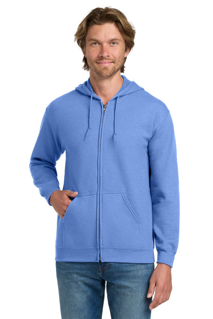 Custom unisex heavy blend full-zip hooded sweatshirt for personalized designs