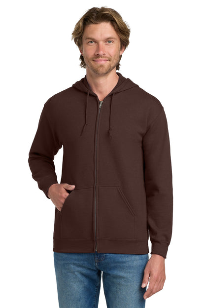 Custom unisex heavy blend full-zip hooded sweatshirt for personalized designs