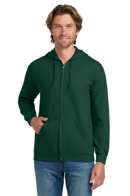 Custom unisex heavy blend full-zip hooded sweatshirt for personalized designs