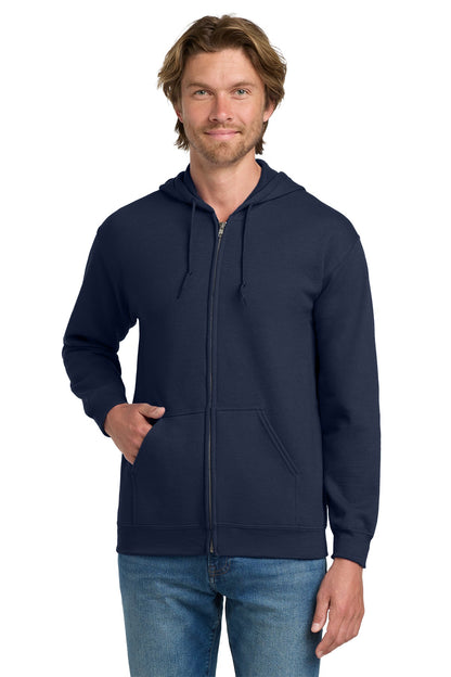 Custom unisex heavy blend full-zip hooded sweatshirt for personalized designs