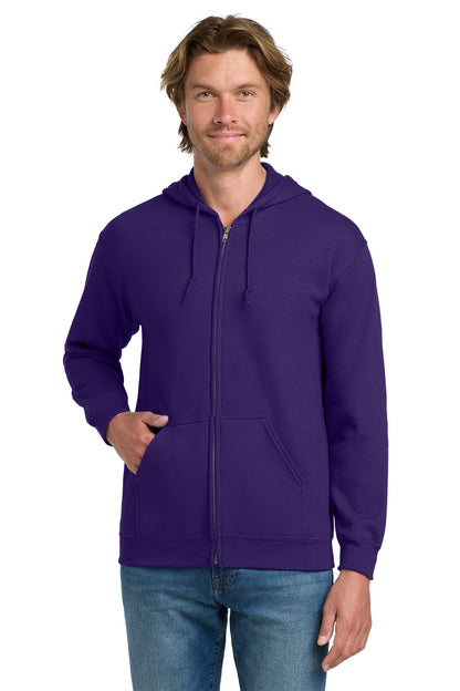Custom unisex heavy blend full-zip hooded sweatshirt for personalized designs