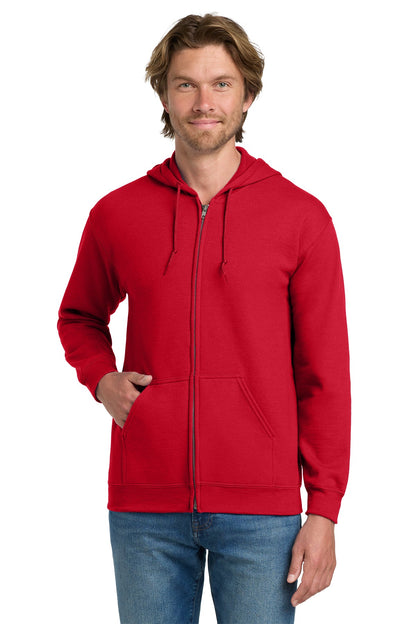 Custom unisex heavy blend full-zip hooded sweatshirt for personalized designs