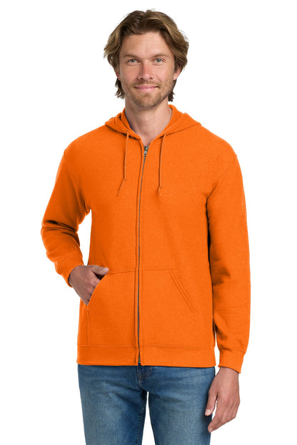 Custom unisex heavy blend full-zip hooded sweatshirt for personalized designs