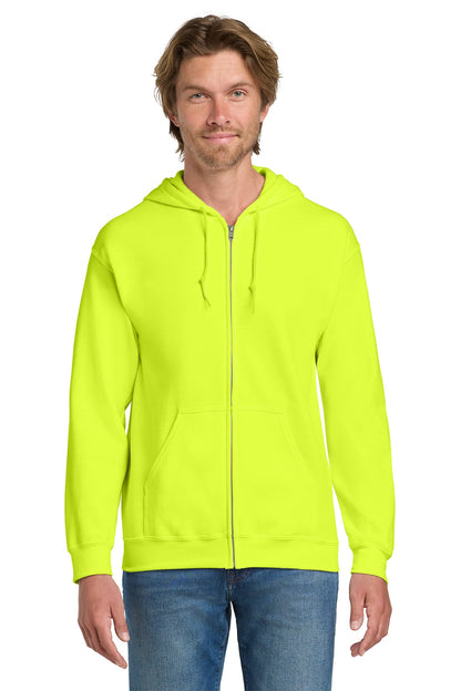 Custom unisex heavy blend full-zip hooded sweatshirt for personalized designs