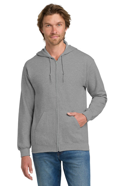 Custom unisex heavy blend full-zip hooded sweatshirt for personalized designs