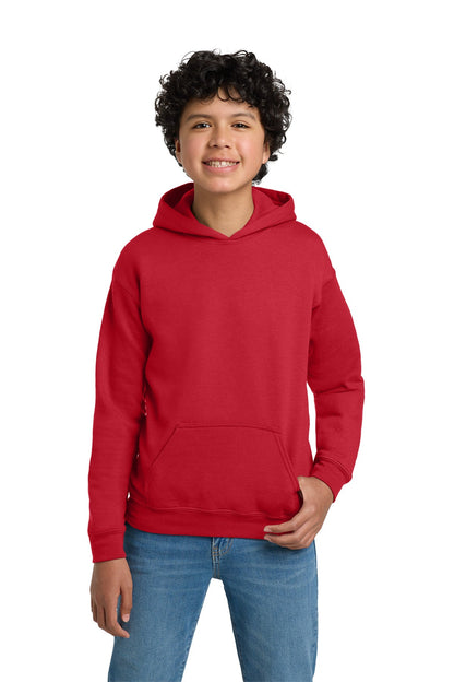 Custom youth hoodie Gildan 18500B for schools and events