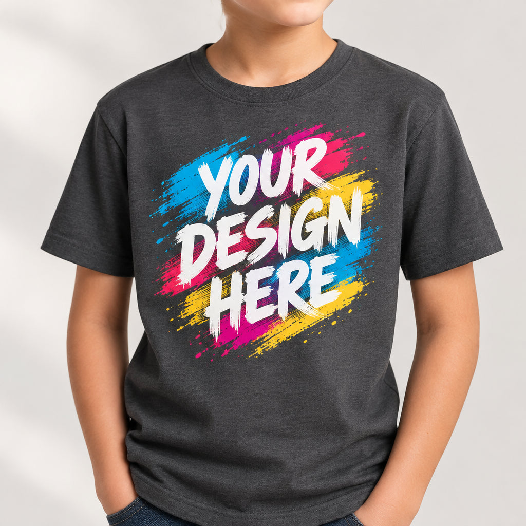 Custom Youth T-Shirt, Bella+Canvas 3001Y Kids Tee, No Minimum