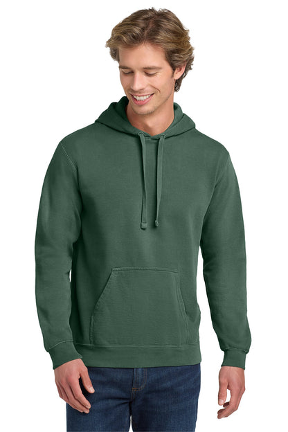 Custom unisex Comfort Colors 1567 hoodie with garment-dyed finish