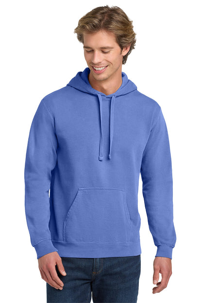 Custom unisex Comfort Colors 1567 hoodie with garment-dyed finish