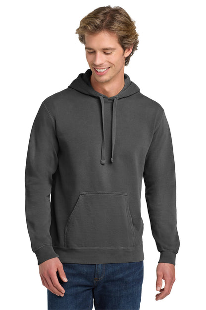 Custom unisex Comfort Colors 1567 hoodie with garment-dyed finish