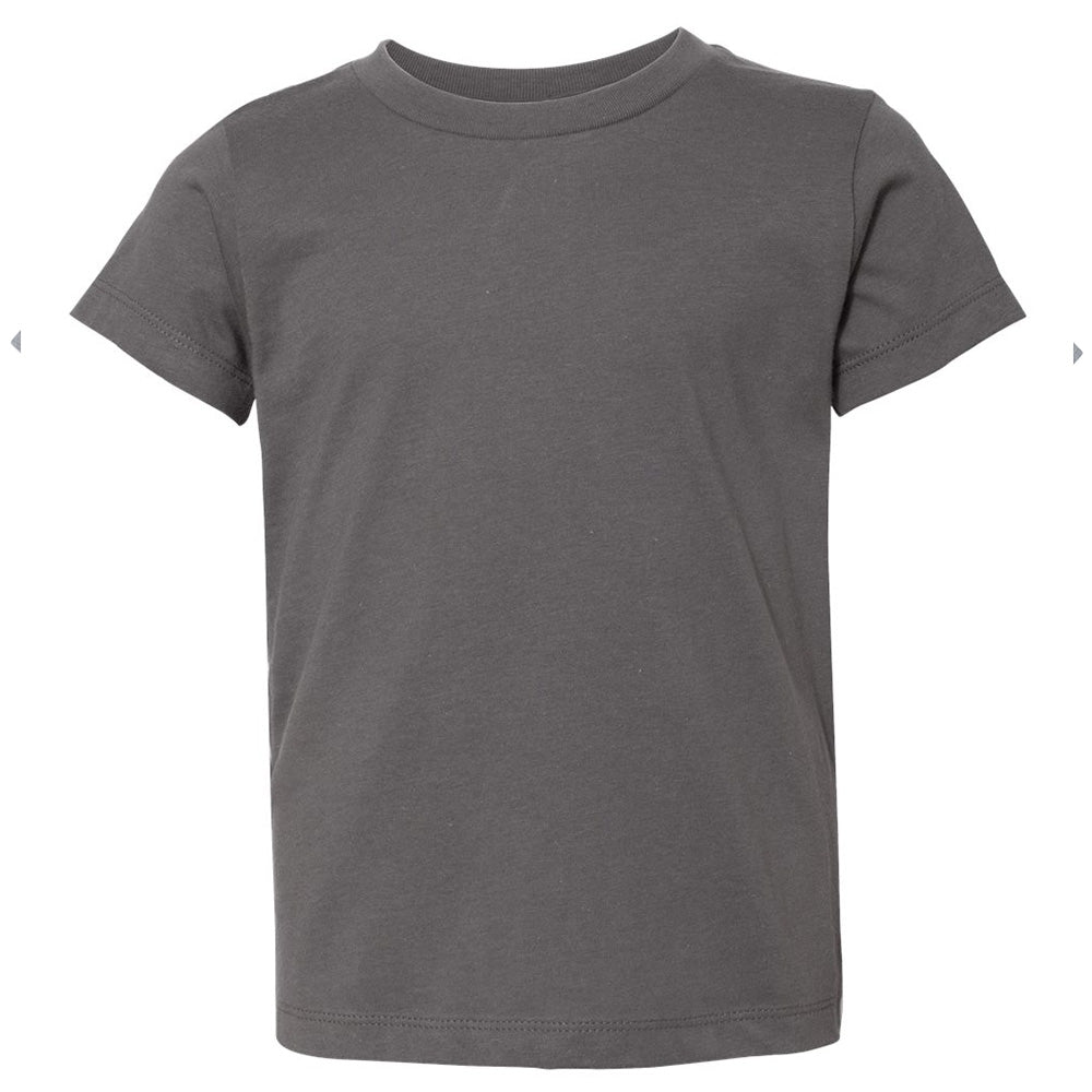 Custom toddler t-shirt for personalized designs, no minimum order.