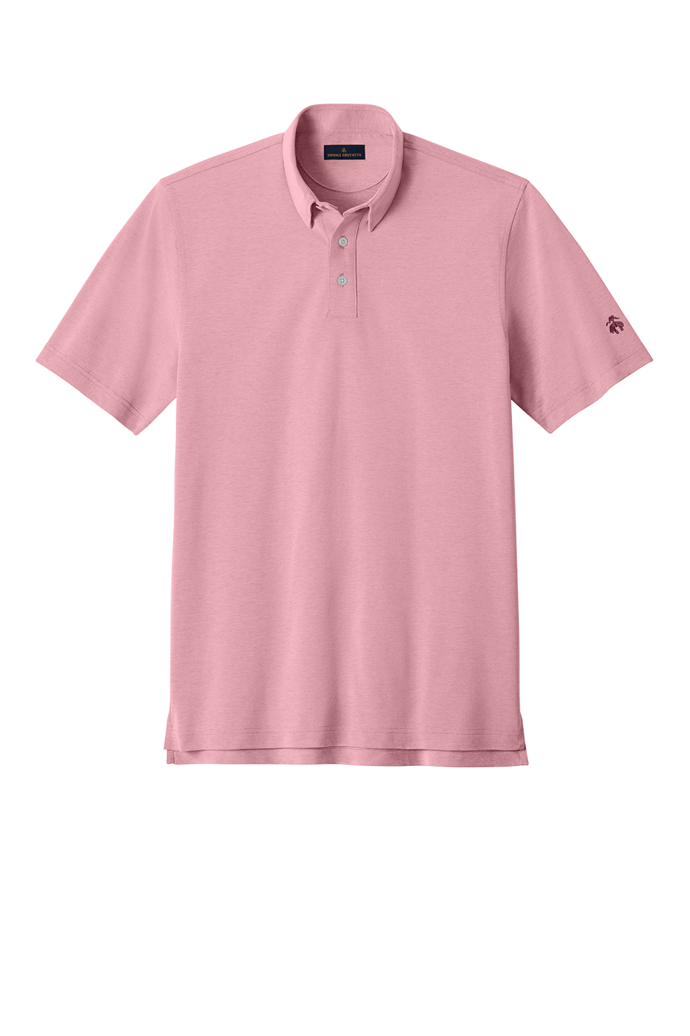 Custom Brooks Brothers Pinpoint Pique Dress Polo with Logo | No Minimum
