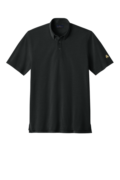 Custom Brooks Brothers Pinpoint Pique Dress Polo with Logo | No Minimum