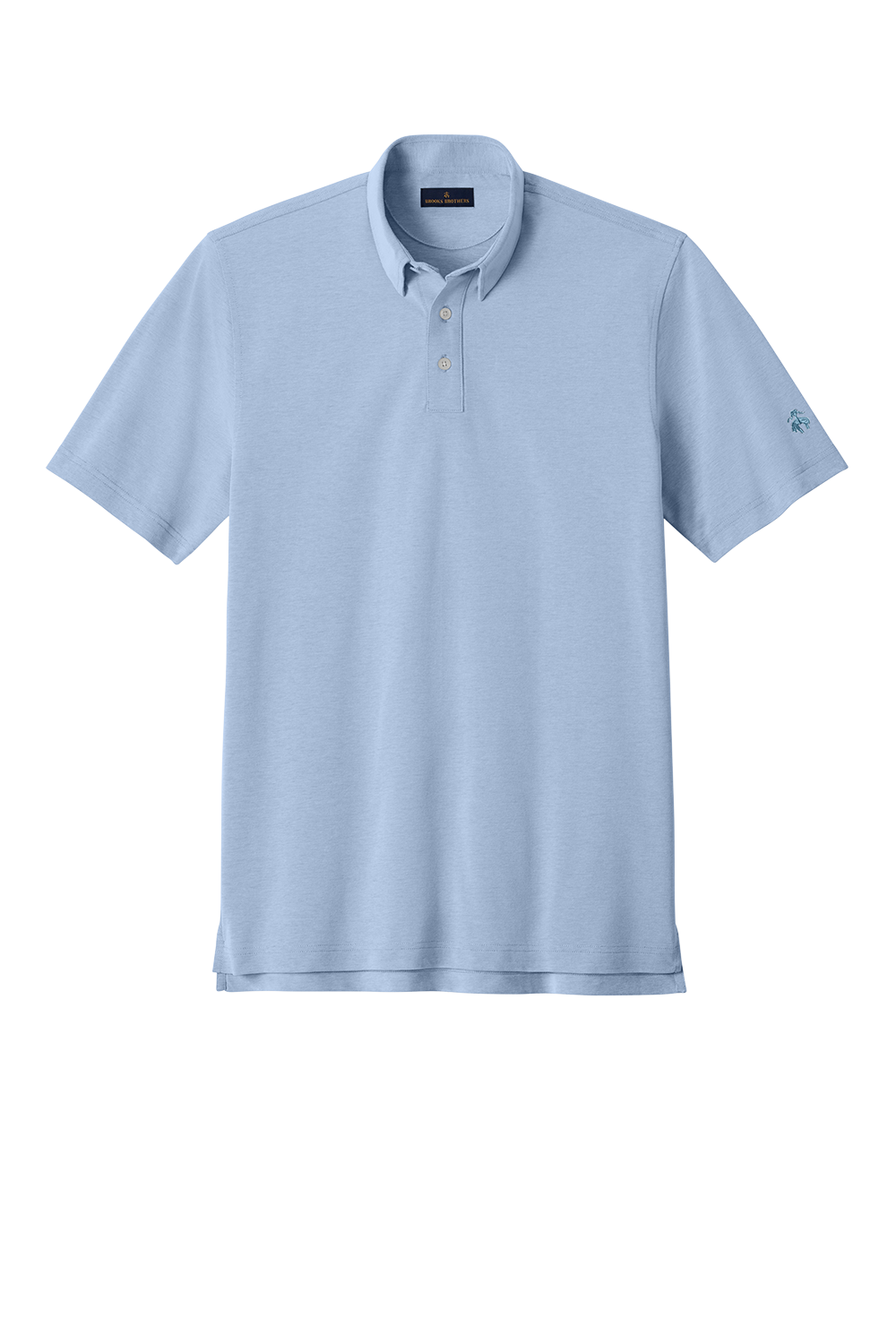 Custom Brooks Brothers Pinpoint Pique Dress Polo with Logo | No Minimum