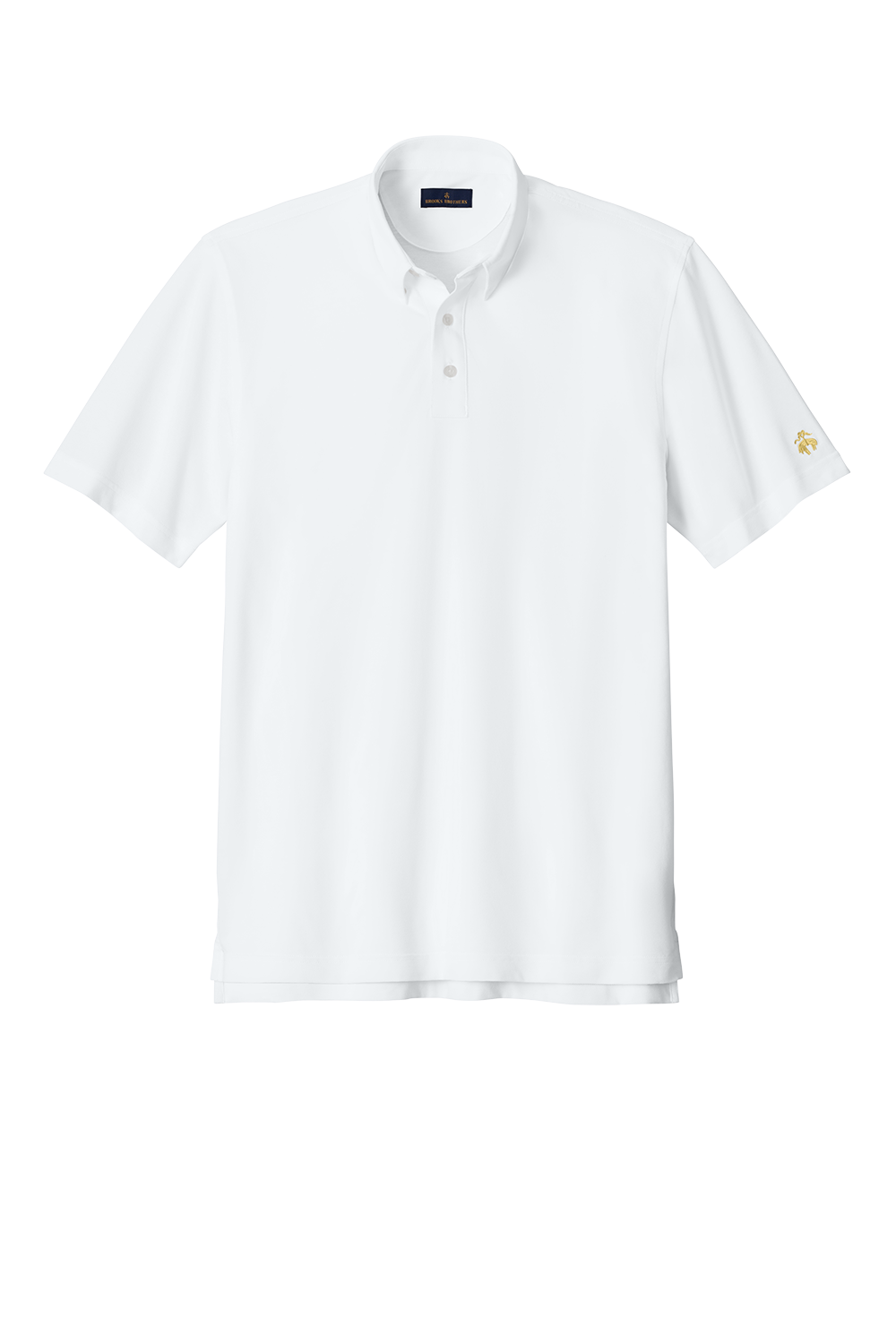 Custom Brooks Brothers Pinpoint Pique Dress Polo with Logo | No Minimum