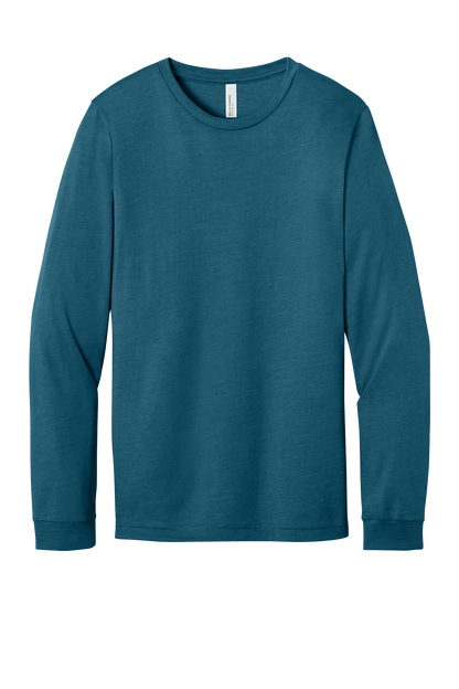 Custom Long Sleeve Tee with Logo, Upload Your Design, No Minimum