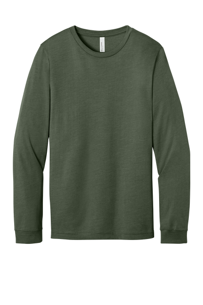 Custom Long Sleeve Tee with Logo, Upload Your Design, No Minimum