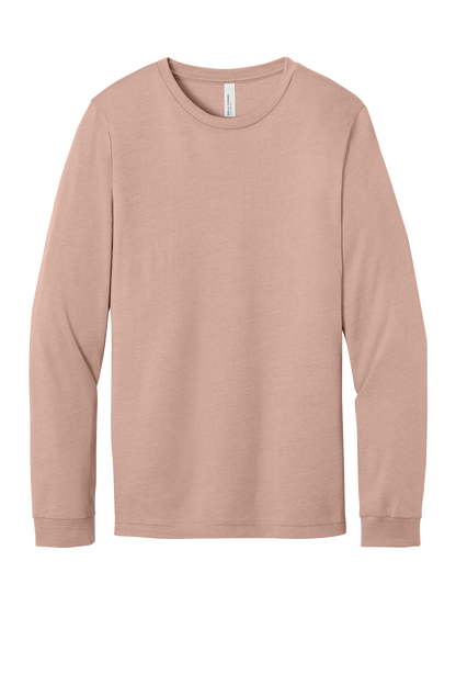 Custom Long Sleeve Tee with Logo, Upload Your Design, No Minimum