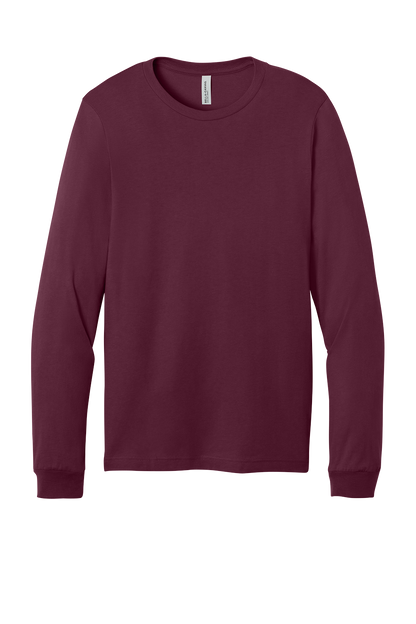 Custom Long Sleeve Tee with Logo, Upload Your Design, No Minimum