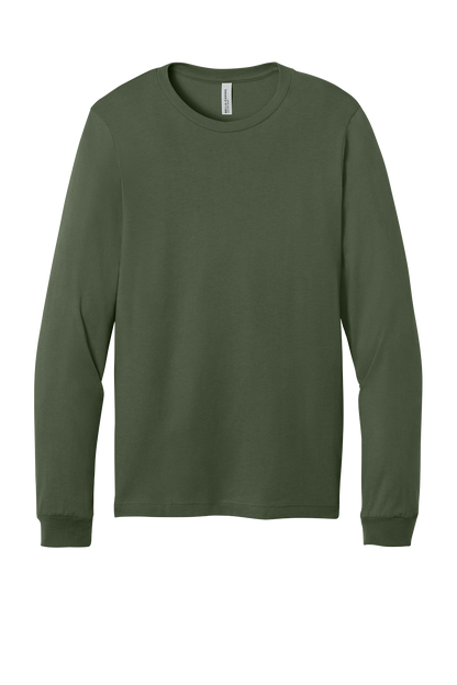 Custom Long Sleeve Tee with Logo, Upload Your Design, No Minimum