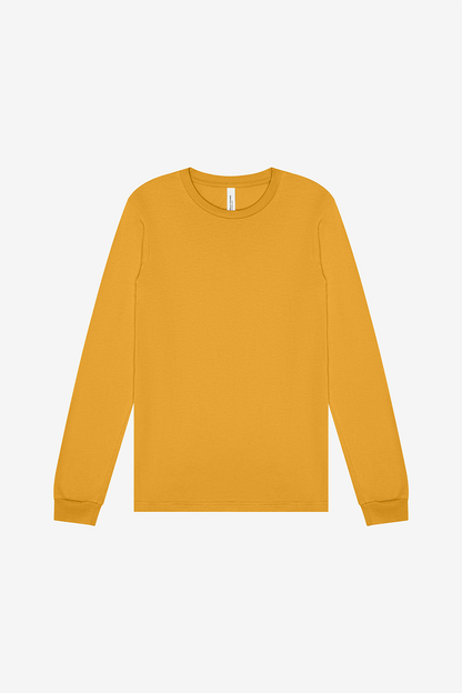 Custom Long Sleeve Tee with Logo, Upload Your Design, No Minimum