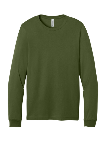 Custom Long Sleeve Tee with Logo, Upload Your Design, No Minimum