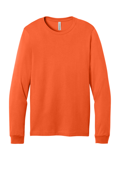 Custom Long Sleeve Tee with Logo, Upload Your Design, No Minimum