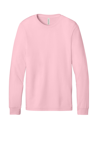 Custom Long Sleeve Tee with Logo, Upload Your Design, No Minimum