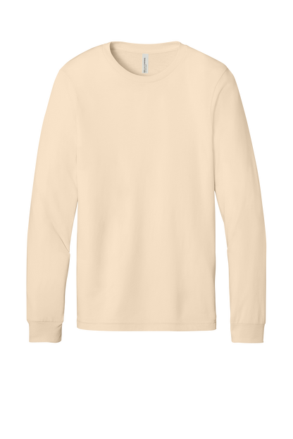 Custom Long Sleeve Tee with Logo, Upload Your Design, No Minimum