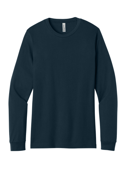 Custom Long Sleeve Tee with Logo, Upload Your Design, No Minimum
