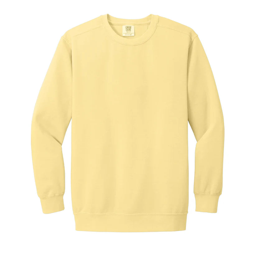 Custom Printed Comfort Colors Ring Spun Crewneck Sweatshirt (1566)