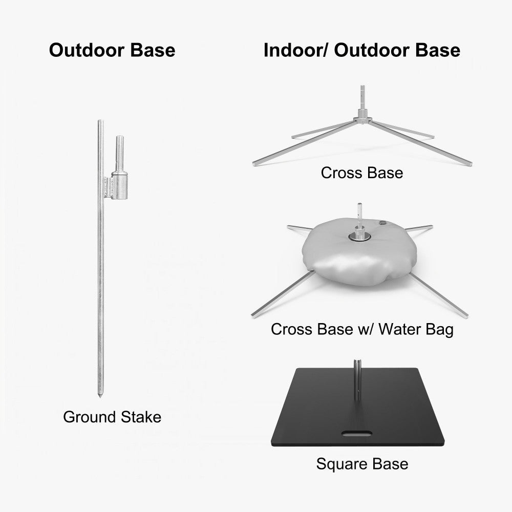 Custom Feather Convex Flags with Pole Set and Base Options