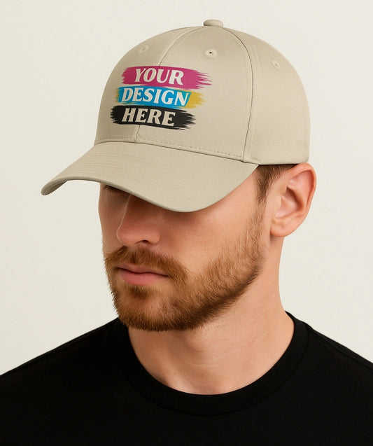 Custom Printed Six-Panel Unstructured Twill Cap