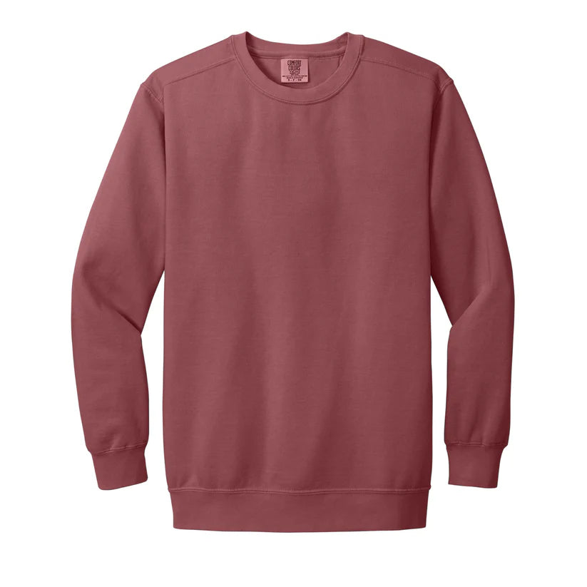 Custom Printed Comfort Colors Ring Spun Crewneck Sweatshirt (1566)