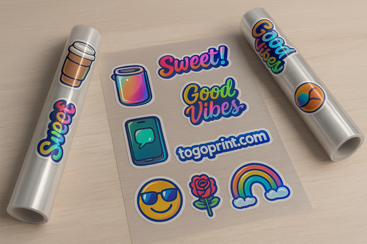 Ready to apply UV DTF stickers vibrant and durable
