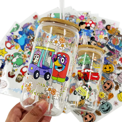 High quality UVDTF roll film A+B for detailed print graphics