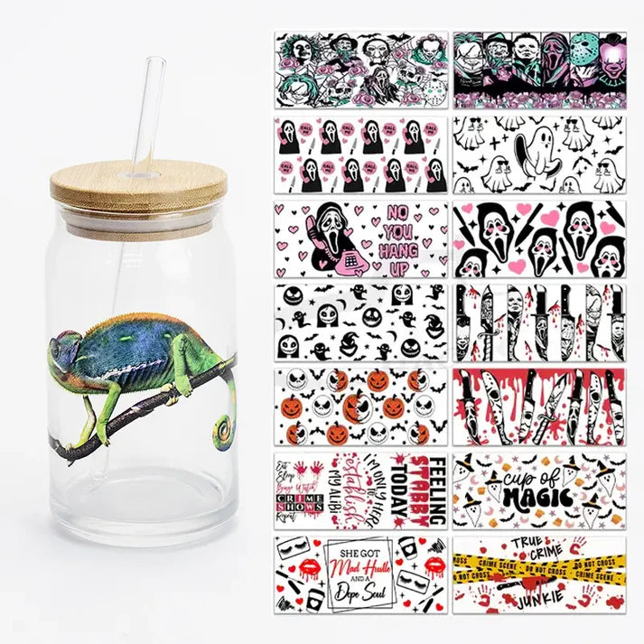 Custom UV DTF stickers by size – vibrant and durable