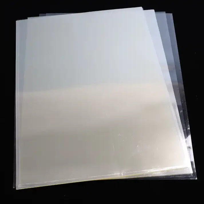 High quality UVDTF film sheets A+B 29.7cm x 42cm pack of 100