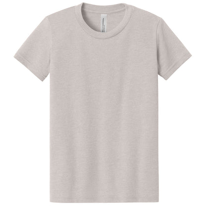 Custom printed BELLA+CANVAS 3001Y youth jersey t-shirt for kids in multiple colors