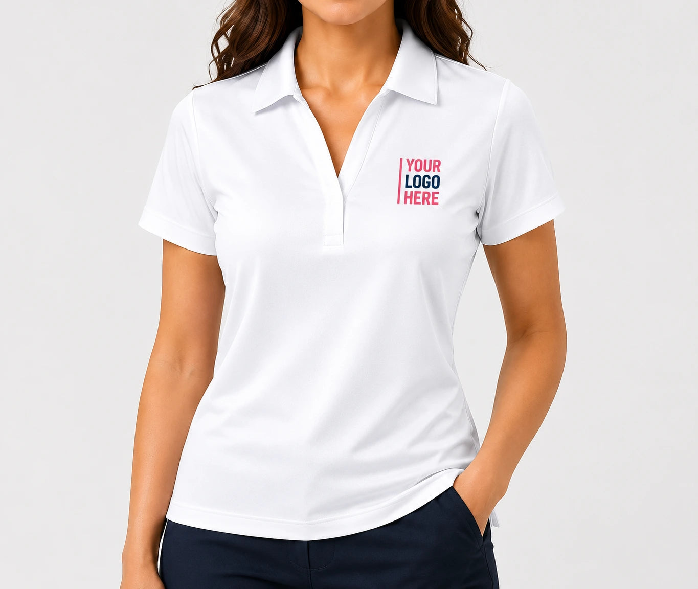 Custom Women's Logo Polo Shirt | Business Uniform Polo | Port Authority L540