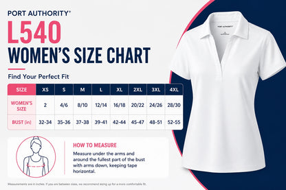 Custom Women's Logo Polo Shirt | Business Uniform Polo | Port Authority L540