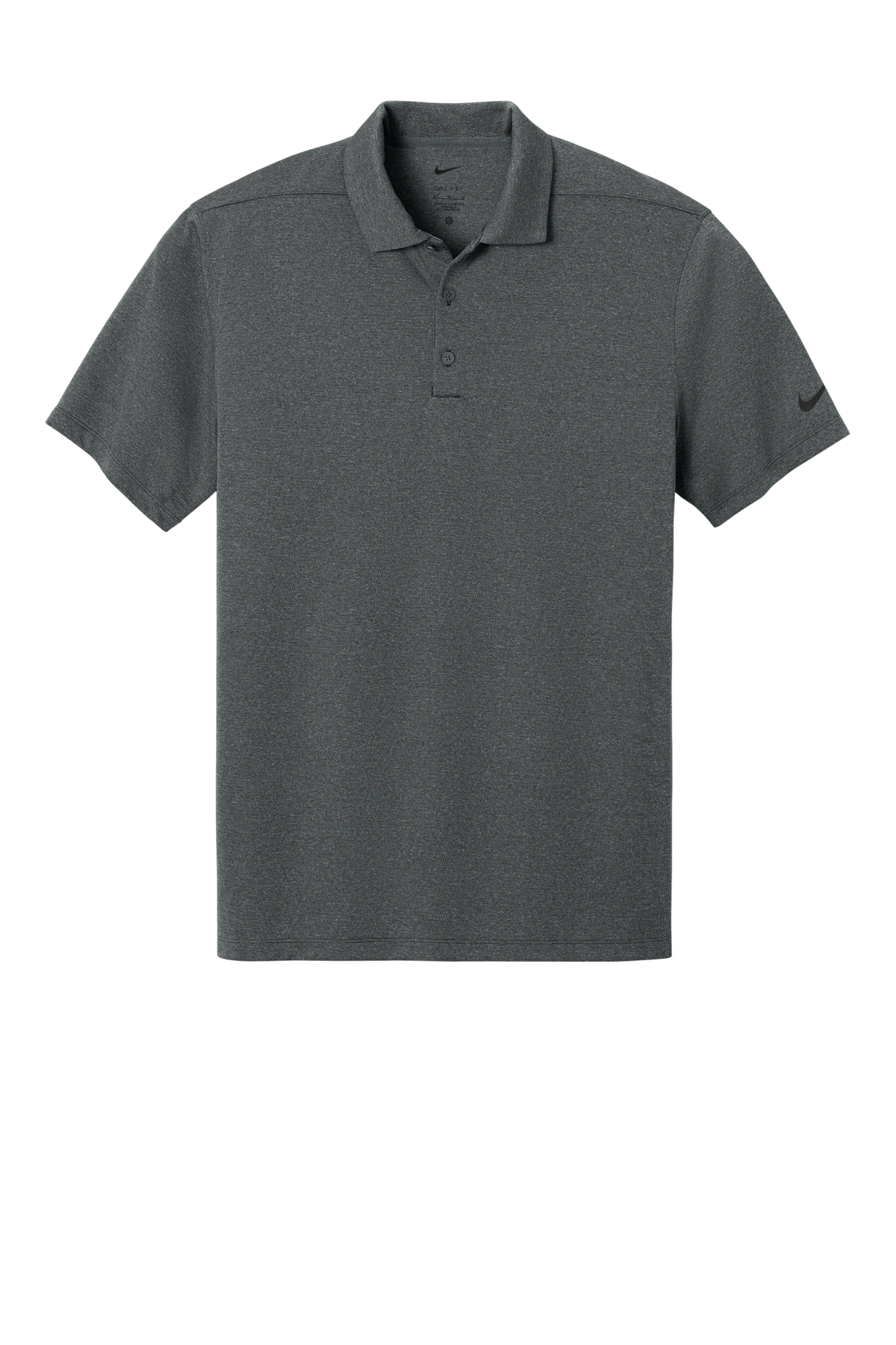 Custom Nike Dri-FIT Smooth Heather Polo Shirt with Logo Printing