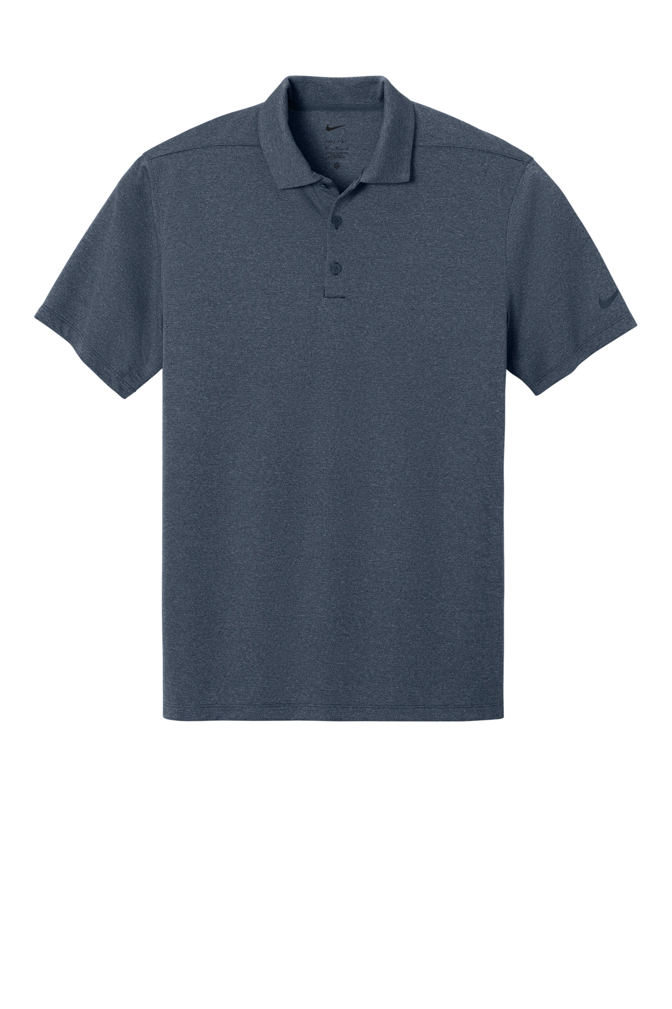 Custom Nike Dri-FIT Smooth Heather Polo Shirt with Logo Printing