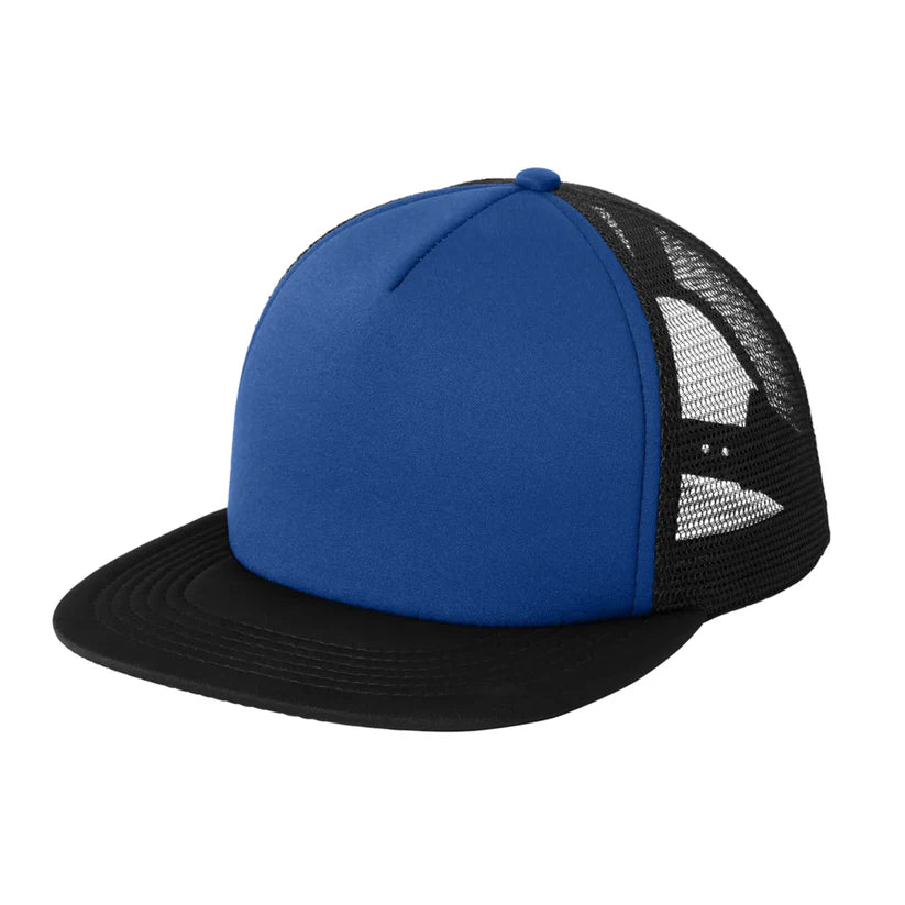 Custom Printed Flat Bill Snapback Trucker Cap - District (DT624)