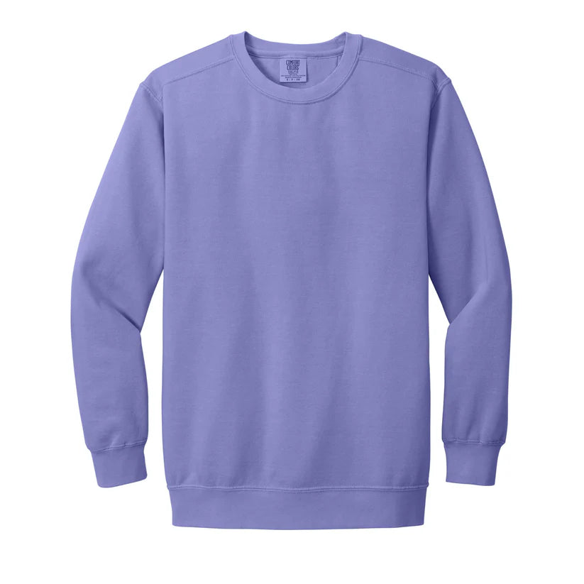 Custom Printed Comfort Colors Ring Spun Crewneck Sweatshirt (1566)